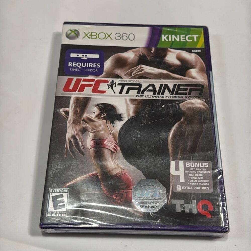 XBOX 360 Kinect UFC Trainer SEALED Video Game NEW